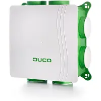 Duco DucoBox Silent 2.0 woonhuisventilator (systeem C) - 400 m3/h - ingebouwde vochtsensor + randaarde stekker