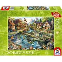 Schmidt - Legpuzzel - Dorpje aan de rand van het bos - 1000 stukjes - Volwassenen - vanaf 12 jaar