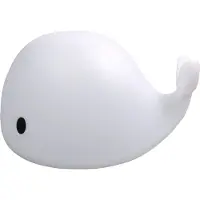 Filibabba Lampe - The Friendly Whale Christian - 30 cm - Weiß - - One Size - Nachtlicht