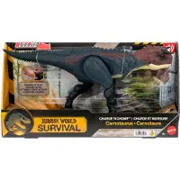 Jurassic World Rennen en bijten Carnotaurus rennende brullende dinosaurus-actiefiguur