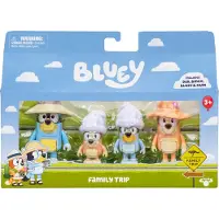 Bluey - Figures 4-pack – Family Tent Trip (90267)