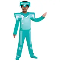 Disguise MINECRAFT (MOJANG), Diamond Armor Fancy Aankleden, Maat S (4-6 jaar), Jongens