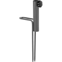 Relaxdays grondanker parasol - parasolvoet - parasolhouder - grondpen - staal - 17-23 mm