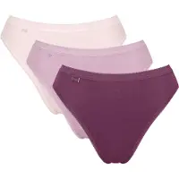 Sloggi Slip rosa / bourgogne / wit