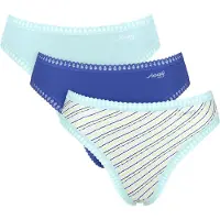 Sloggi Slip 'GO Crush' blauw / geel / mintgroen / wit
