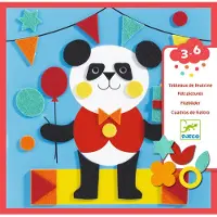 Djeco collage knutselset zachte dieren - viltstickers FSC.