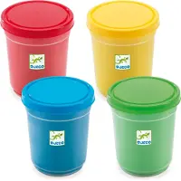 Djeco boetseerklei 4 potjes klassieke kleuren