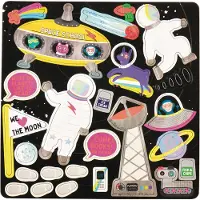 Adlibris Spelletjesdoos Space 4-in-1 - 19,5 x 19,5 cm