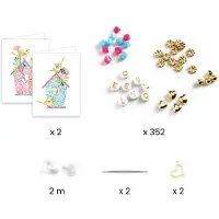 Adlibris Sieraden - Letter Threading - - OneSize - Knutselpakket