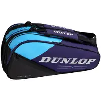 Dunlop -Tennistas- FX-PERFORMANCE 8RKT - Unisex Sporttas - Violet/Zwart/Cyaan