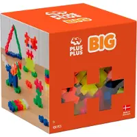 Plus plus BIG Neon 100 delige bouwset - 3411 - Bouwspeelgoed voor kleuters - Constructiespeelgoed - Set met bouwstenen - Vanaf 1 jaar