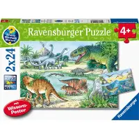 Ravensburger WWW-Puzzles Dinos 2x24st
