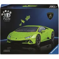 Ravensburger - Iconics: Lamborghini Huracán EVO - 3D Puzzel - 108 Stukjes - Bouwset voor kinderen vanaf 8 jaar