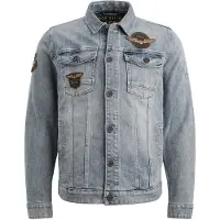 PME Legend Denim jacket met badges