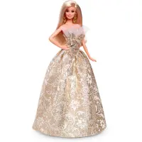 Barbie - Merry Christmas Doll - Brunette Doll - JBH96