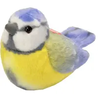 Wild republic Vogelknuffel Met Geluid – Pimpelmees | | Knuffel voor kinderen | Maakt natuurgetrouw geluid | Cadeau voor kinderen vanaf 3 jaar | Vogel