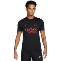 Nike Paris Saint-Germain Strike Trainingsshirt 2026-2027 Zwart Felrood Donkerblauw