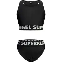Superrebel - Carmel tanktop bikini - Black - Maat 140