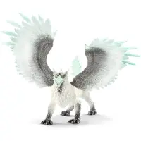 Schleich IJsgriffon, Actiefiguur, Realistisch en Duurzaam Speelgoed met Beweegbare Vleugels - Cadeau Voor Jongens en Meisjes vanaf 7 Jaar