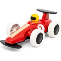 BRIO Pull Back gemotoriseerde grote raceauto - Aanbevolen voor peuters van 18 maanden en ouder