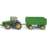 Siku 1953 Traktor Met Aanhanger Groen groen Kunststof Speelgoedvoertuig