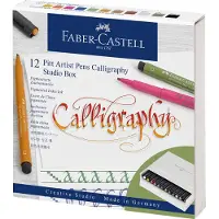 Faber-Castell kalligrafie set - Pitt Artist Pen - Studiobox 12 stuks - FC-167512