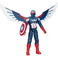 AVENGERS Marvel Studios Captain America Brave New World, Deluxe Captain America-actiefiguur van 30 cm, schild & accessoires