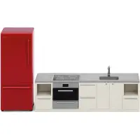 Lundby Spel grijs / rood / zwart / wit