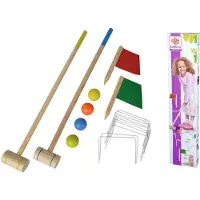 Eichhorn Outdoor Houten Croquet Spel 18dlg.