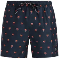 Protest Zwemshorts 'Mascot' navy / watermeloen rood / wit
