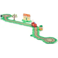 Pipsa Possu Whizz Around Clickety Clack Train Vehicle Groen Kinderen