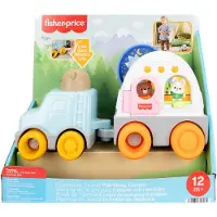 Fisher Price Pull Along Camper Blauw Kinderen