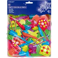 Amscan Favor 48 Party Fun Value Pack