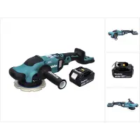 Makita DPO 600 F1 accu-excentrische polijstmachine 18 V 150 mm XPT Borstelloos + 1x accu 3.0 Ah - zonder oplader