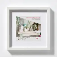 Walther design Stockholm - MDF Houten lijst - Fotoformaat 40x40 cm - Wit