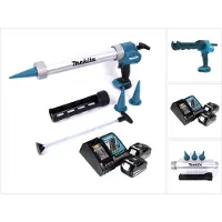 Makita DCG 180 RFX accupistool 18 V 300 / 600 ml + 2x accu 3.0 Ah + lader