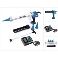 Makita DCG 180 RG1X accupistool 18 V 300 / 600 ml + 1x accu 6.0 Ah + lader