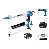 Makita DCG 180 T1X accupistool 18 V 300 / 600 ml + 1x accu 5.0 Ah - zonder lader