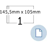 Herma Etiket 8492 A6 EXPR 2.000 143.5x105mm wit 2000 stuks