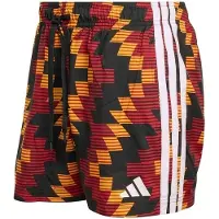 Adidas Boardshorts 'Football-Inspired Graphic Swim Shorts' geel / rood / zwart