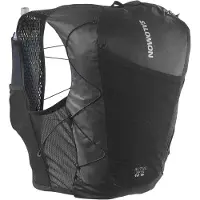 Salomon - Trail / Running rugzakken en riemen - Active Skin 12 Set W Black/Metal voor Dames - Maat M - Zwart