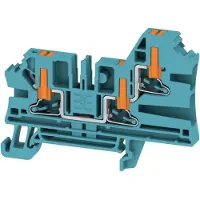 Weidmuller 2871990000 Doorgangsserieklem Steekklem Blauw 50 stuk(s)