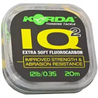 Korda IQ2 Extra Soft Fluorcarbon Hooklink 12lb 20m
