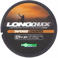 Korda LongChuck Tapered Leaders 5x10m 12-30lb/0.30-0.47mm