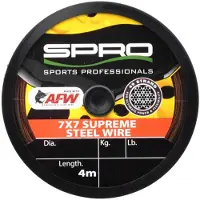Spro 7x7 Supreme Steel Wire 4m 0.36mm - 12kg