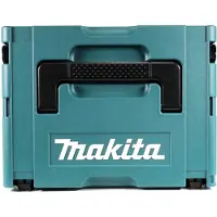 Makita DGA 504 RGJ accu haakse slijper 18 V 125 mm borstelloos + 2x accu 6.0 Ah + lader + Makpac