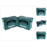Makita Makpac-set maat 2 + 3 transportbox / gereedschapskoffer