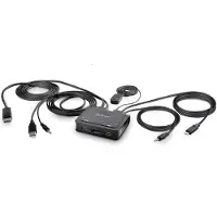 StarTech.com C2-D46-UAC-CBL-KVM KVM-switch Zwart