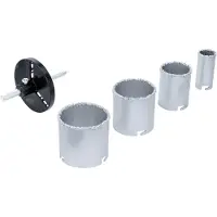 Bgs Tegelboorset 33 - 73 mm 6 st. (33, 53, 67, 73 mm)