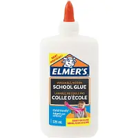 ELMER'S White PVA-lijm | 225 ml | Wasbaar en kindvriendelijk | Geweldig voor het maken van slijm en knutselen